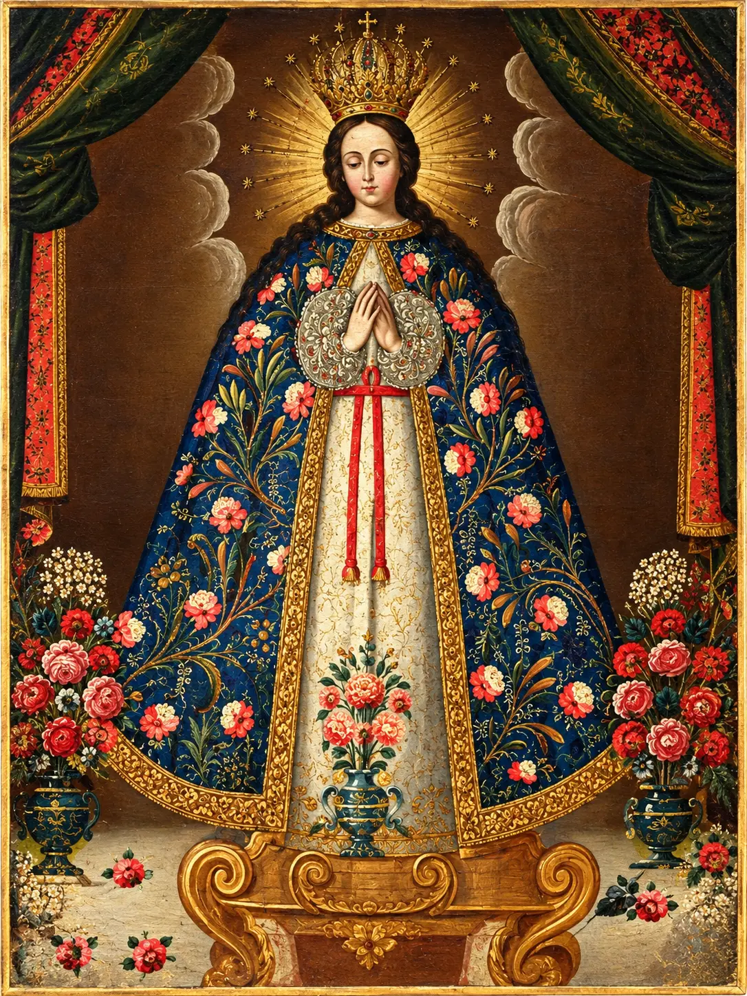 Virgem Tota Pulcra — Escola Cusquenha, século XVIII