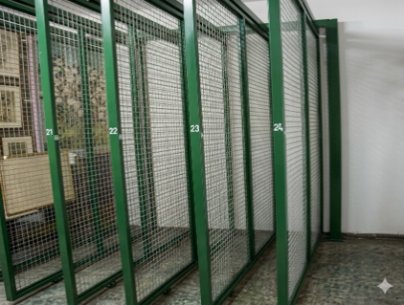 Trainéis para guarda de obras sobre tela
