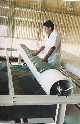 Equipamento fabricado exclusivamente para a restauração da obra