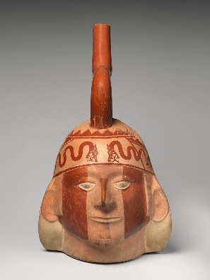 Cerâmica "Huaco Retrato" da sociedade Mochica.