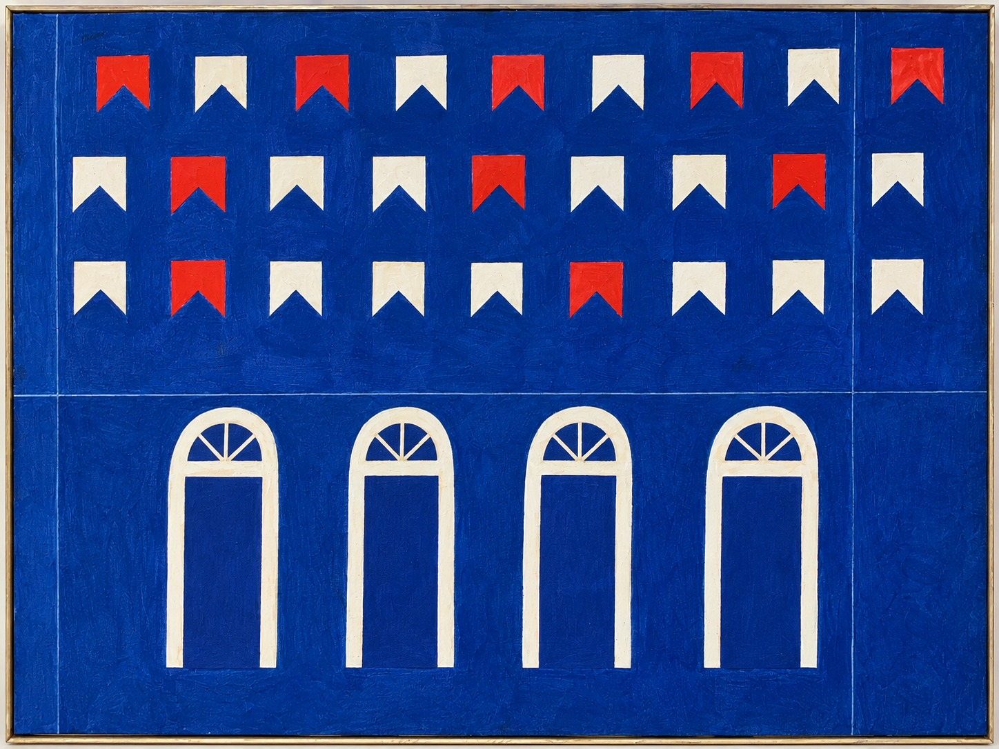 Alfredo Volpi - Fachada com bandeirinhas
