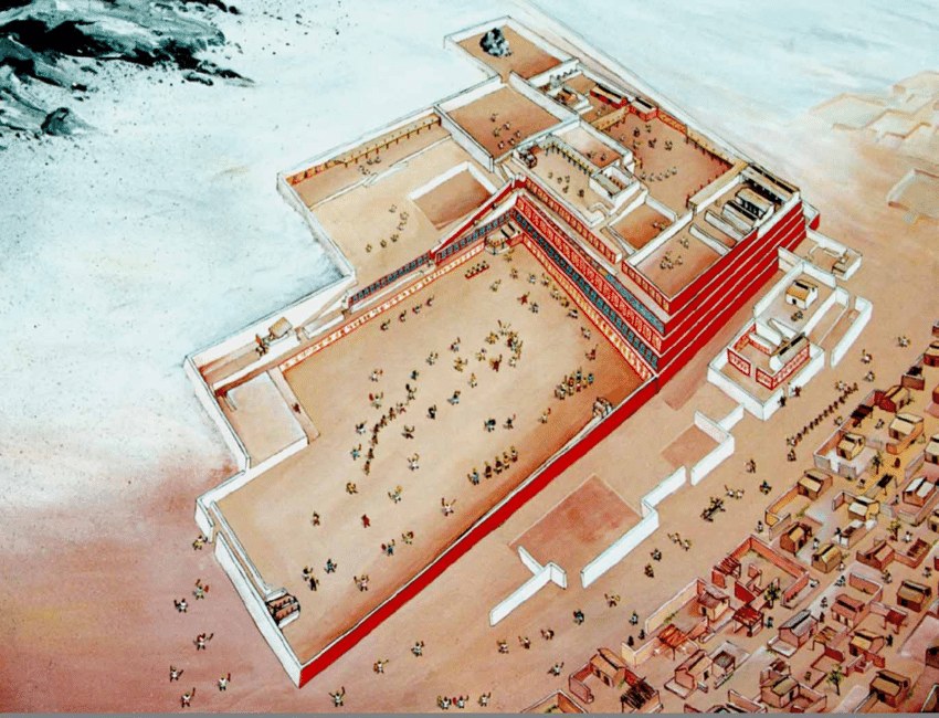 Maquete da “Huaca”