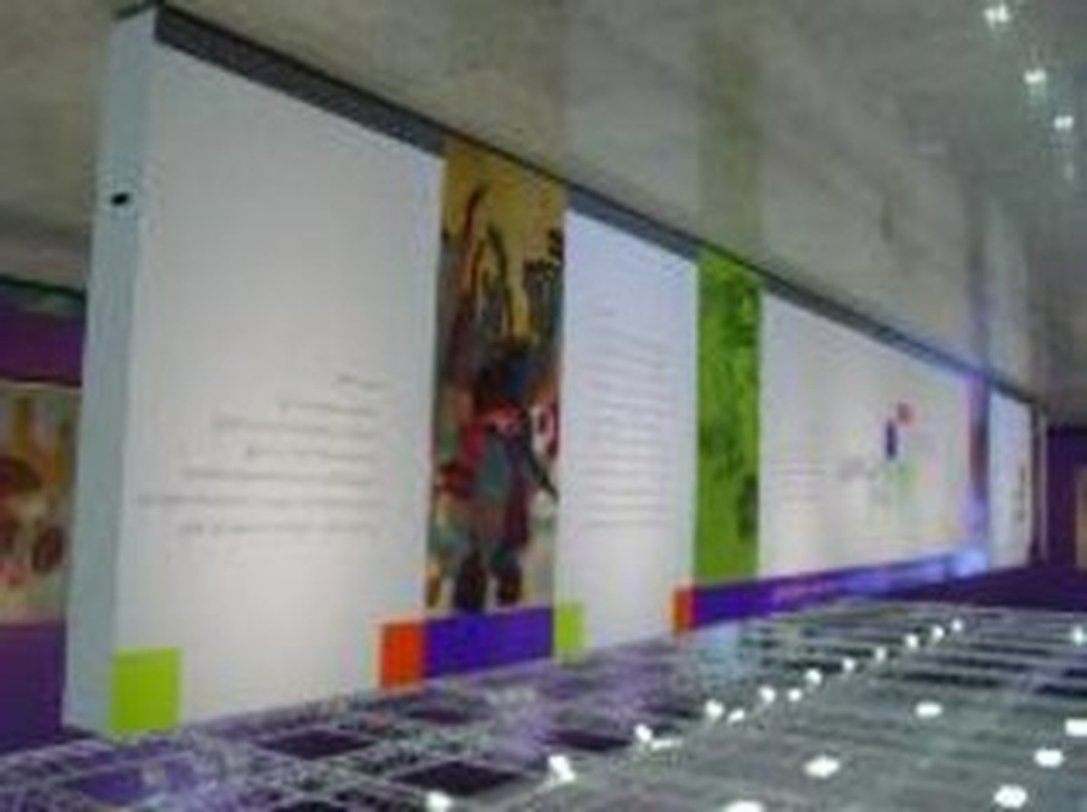 Exposição das obras restauradas nas salas do banco