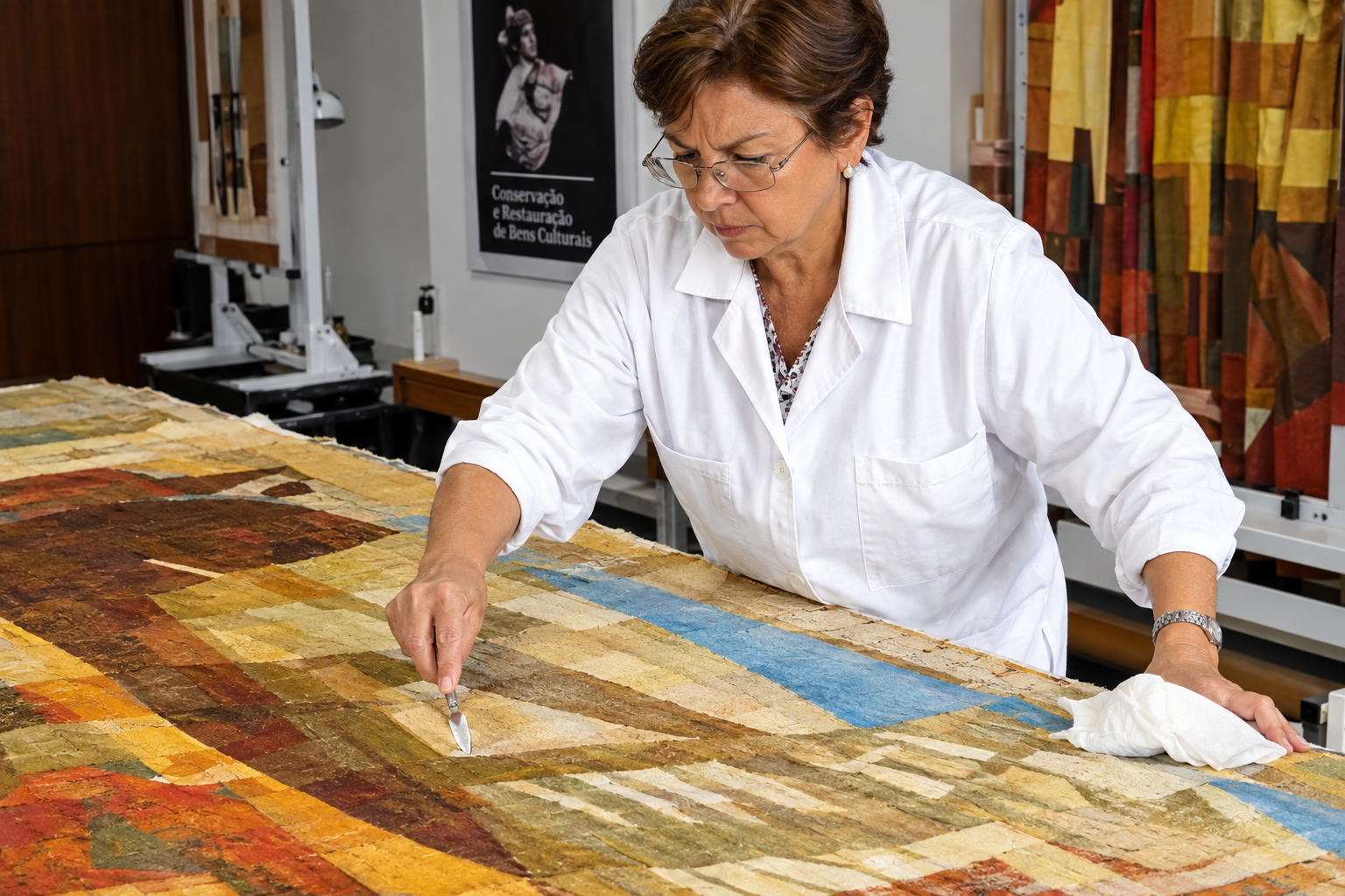Restauro das obras sacras de Portinari
